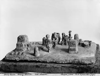 スーサ出身の「シットシャムシ」セレモニーのモデル、紀元前1150年頃（ブロンズ）